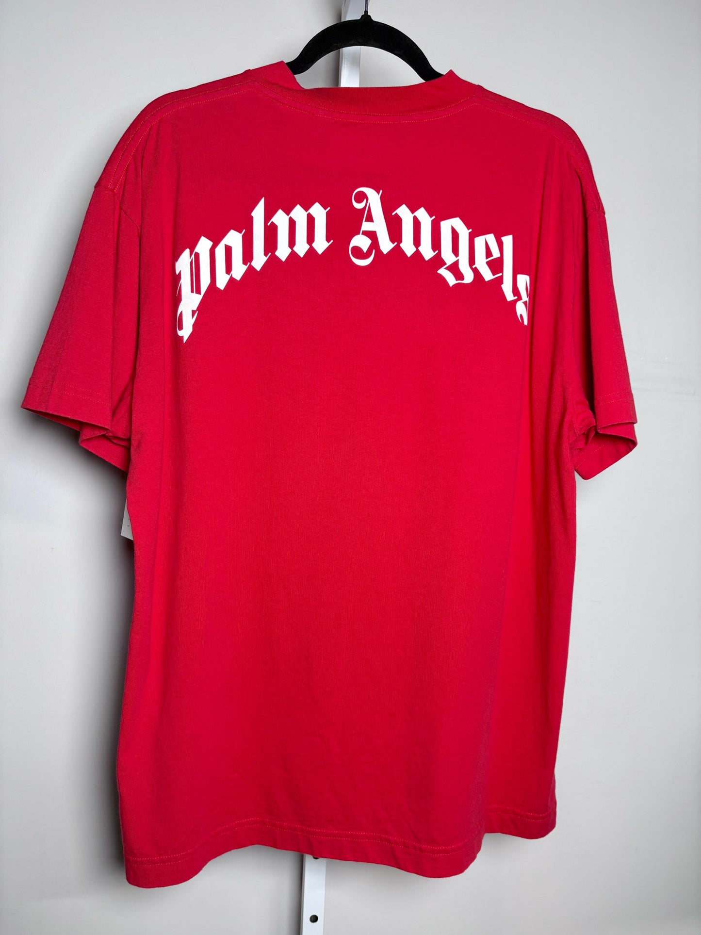 Mens Size L Palm Angels Red 100% Cotton Men's Shirt