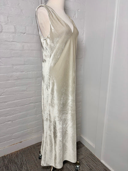 Women Size S Vince Gray Velvet Dress