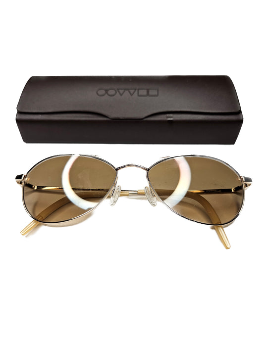 Gold Oliver Peoples Sunglasses