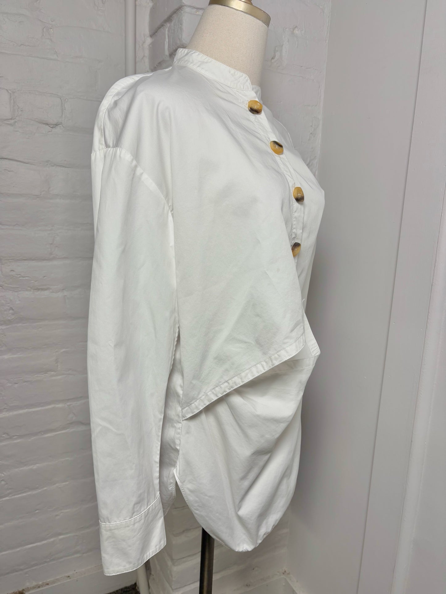 Women Size 2 (4 US) Tibi White Shirt
