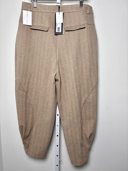 Women Size 4 Ruti Khaki Striped NWT Kennedy Tapered Pants