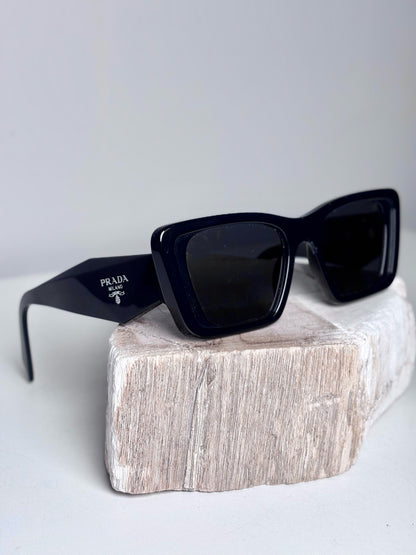 Acetate Prada Pre-owned Black Sunglasses