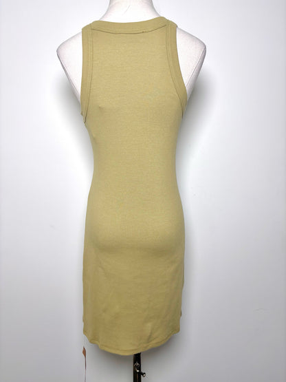 Women Size S Reformation Olive Green Solid Organic Cotton, Spandex NWT Dress