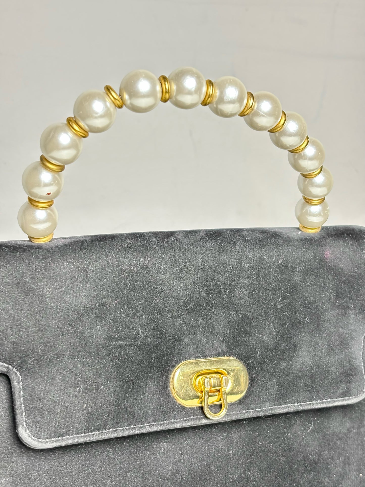 Cabrelli Black Suede Vintage Pre-owned Small Purse