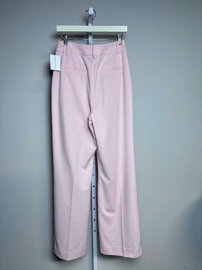 Women Size 8 Favorite Daughter Light Pink Pleats Wide Leg Pre-owned Pants