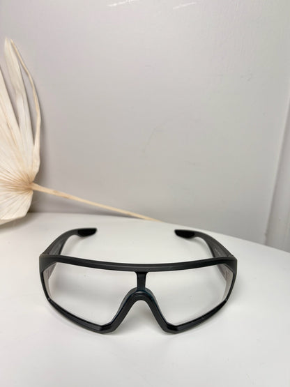Prada Gray Men's Linea Rossa Sunglasses