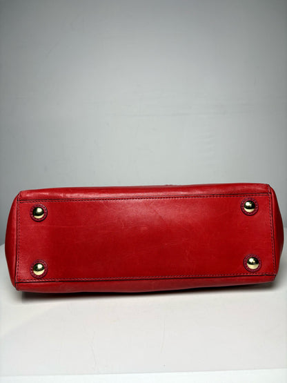 Women's Coach #12482 Hampton Madeline Red Vintage Pre-Owned Purse