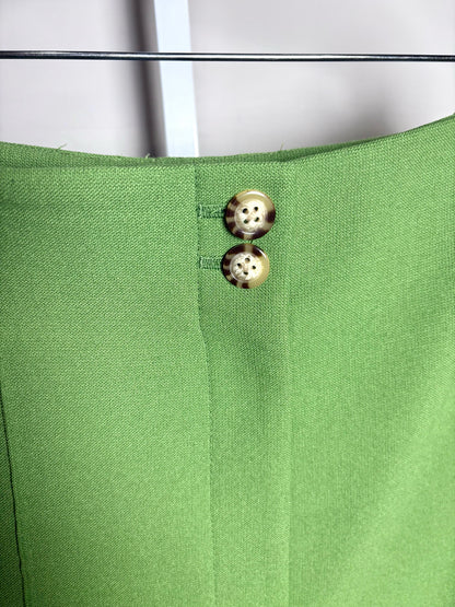 Women Size 16 Veronica Beard Green Solid Women's Polyester Pre-owned Pants