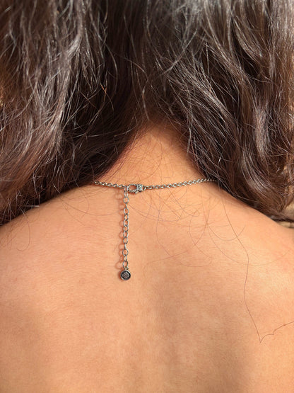 Andrea Candela Onyx 18K Gold, 925 Sterling Silver Necklace