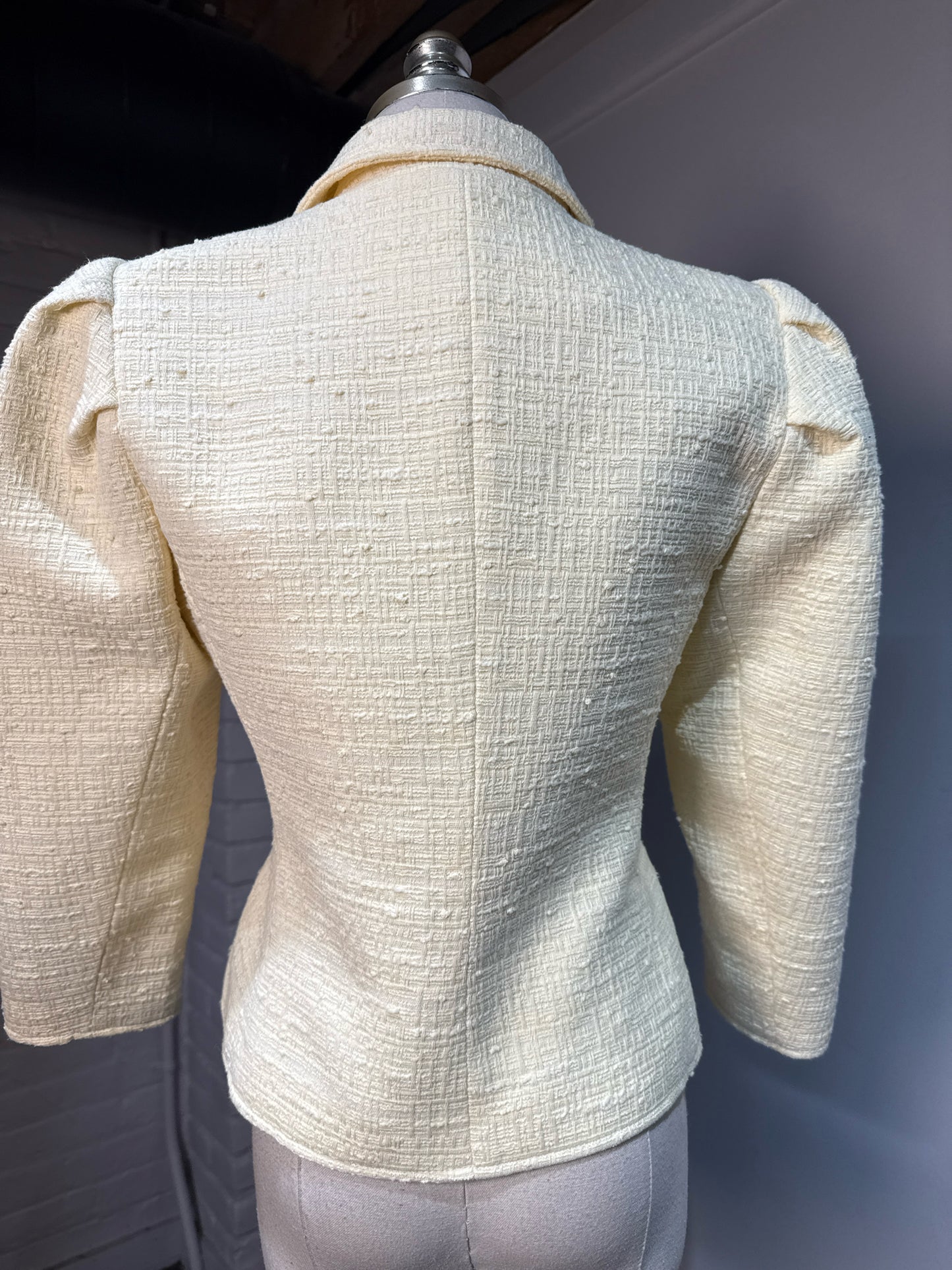 Women Size 6 Smythe Buttercream Yellow Coat