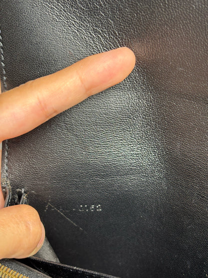 Leather Celine Black Wallet