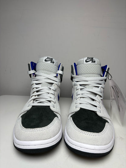 Women's Shoe Size 8.5 Nike Cobalt Blue & Charcoal Gray Suede NWT Pre-Owned High-Top Sneakers