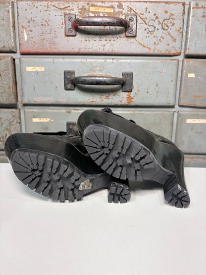 W Shoe Size 39 (8.5 US) Burberry Black Leather Prorsum Platform Loafer