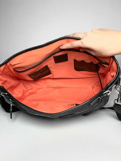Mulholland Black Leather Men's Bag