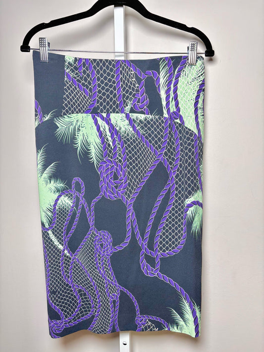 Women Size M Versace Multi-Color Print Skirt