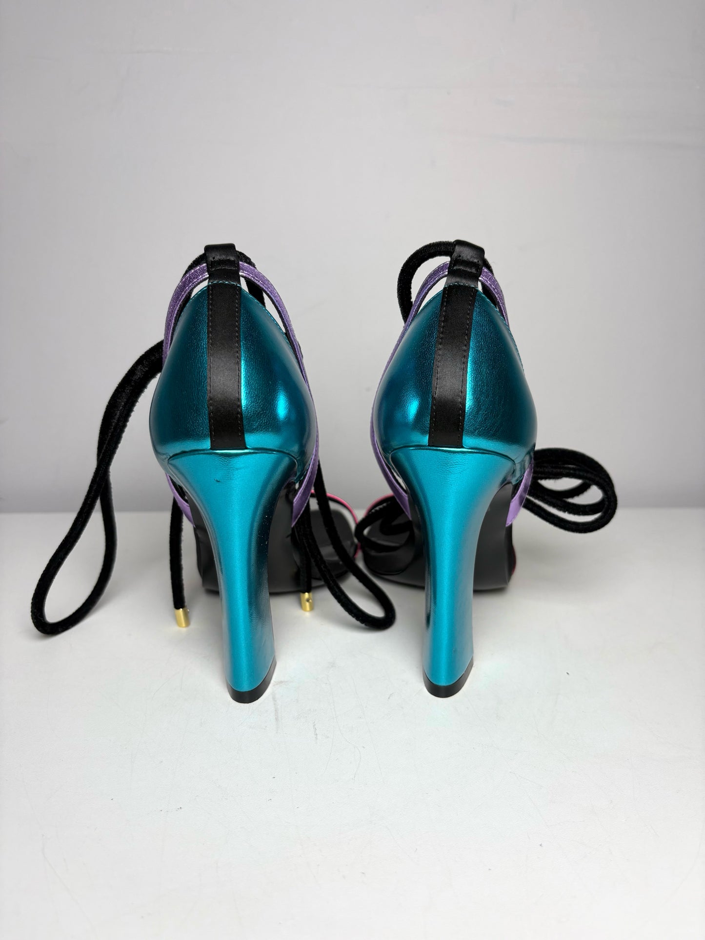 W Shoe Size 10 Le Clique by Kat Maconie Black Leather NWT Heels