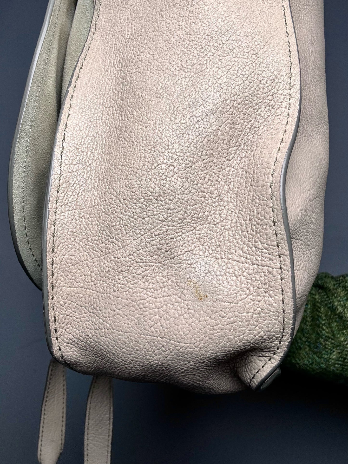 Leather Chloe Marcie Beige Shoulder Hobo Bag | Pre-owned