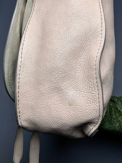 Leather Chloe Marcie Beige Shoulder Hobo Bag | Pre-owned