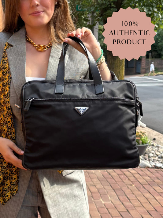 Tessuto Nylon Prada Pre-owned Briefcase