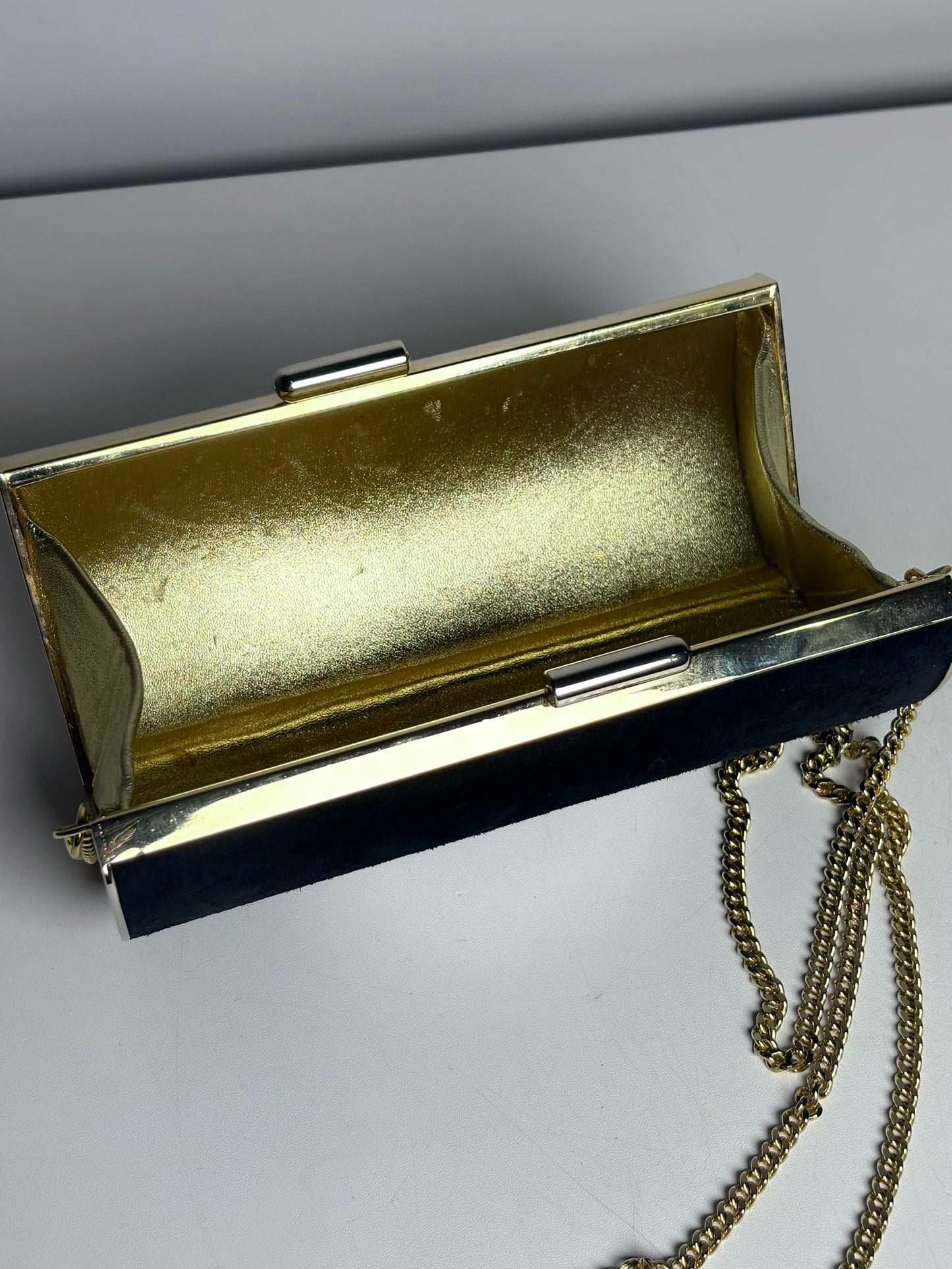 Henryks BiJoux Crystals Vintage Evening Crossbody/Clutch Rare Pre-owned Purse