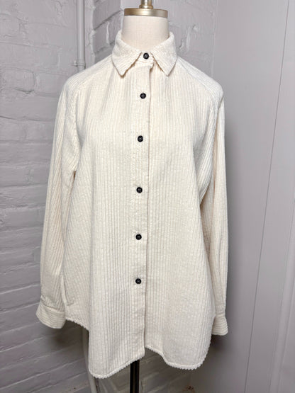 Women Size 42 ( 6 US) Rosso35 Cream Cord Jacket