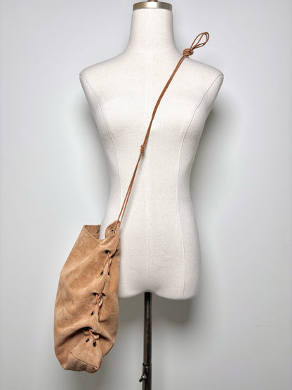 Zimmermann Solid Suede Camel Suede Purse