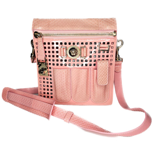 Pink Leather Versace Purse