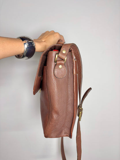 Leather Vintage Overland Briefcase