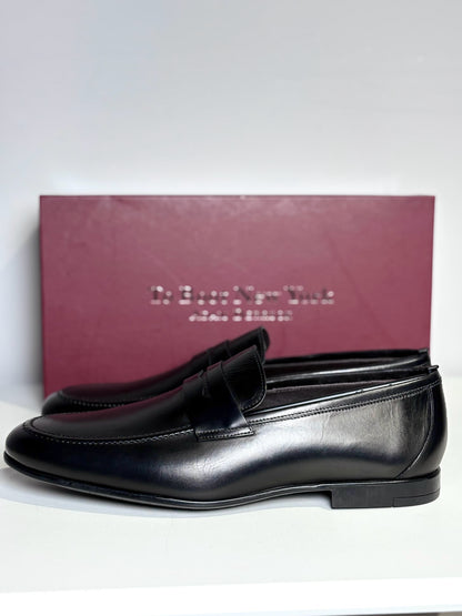 To Boot New York Black Leather Solid Size 9.5 Men's Shoes