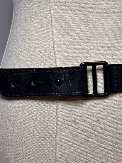 Women's Leather Burberry 26"-33" Black Pre-owned Belt