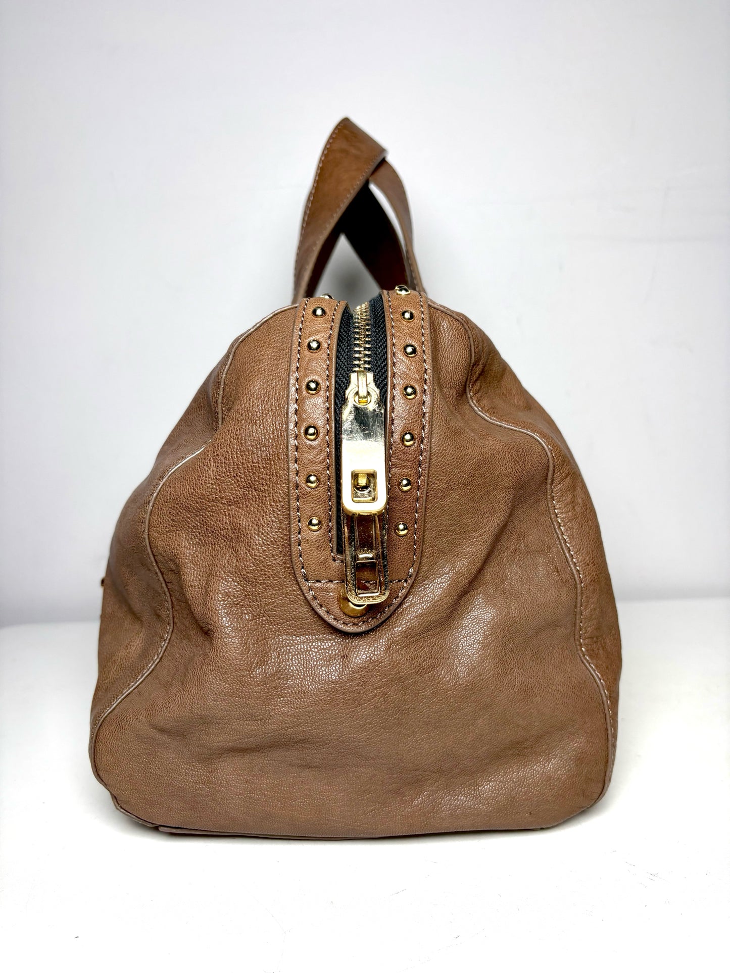 Juicy Couture Solid Pre-owned Brown Goat Leather Medium Purse
