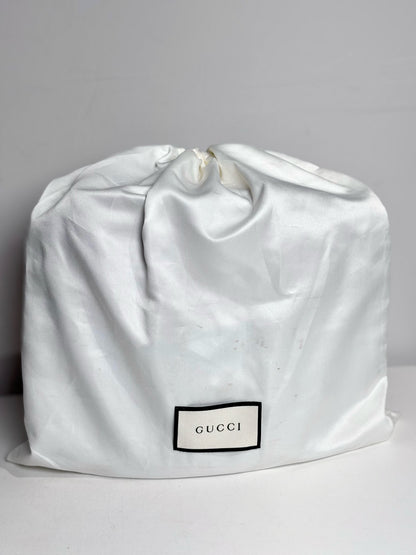 Leather Gucci Horsebit Red & Navy Purse