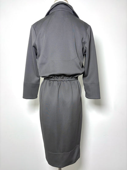 Women Size XS Gretchen Scott Black Solid Polyester, Spandex NWT Dress