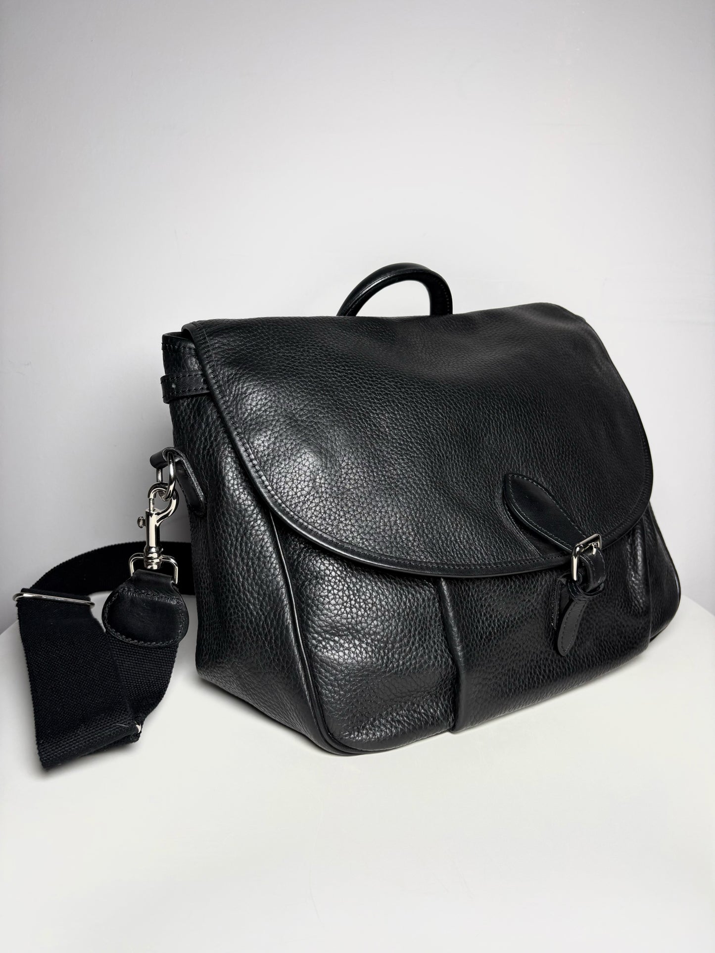 Mulholland Black Leather Men's Bag