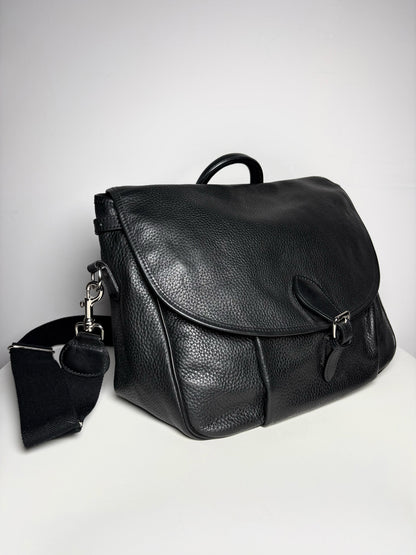 Mulholland Black Leather Men's Bag
