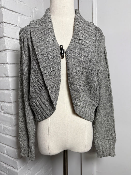 Women Size 6 St. John by Marie Gray Gray Solid Top