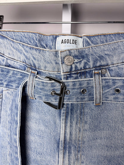 Women Size 26 AGOLDE Blue Denim Organic Cotton NWT, Pre-owned Jeans