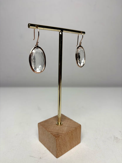 Ippolita Rock Candy Rose Quartz Light Pink Earrings Pre-owned