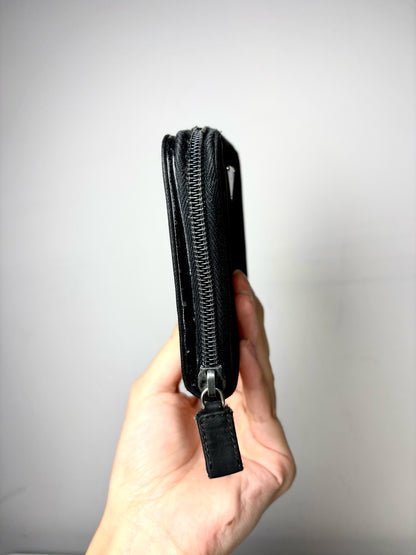 Prada Tessuto Nylon Vintage Pre-owned Black Wallet