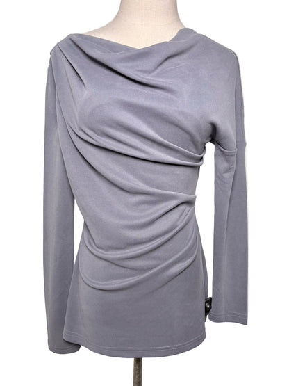 Women Size 4 Acler Charcoal Noble Off-Shoulder NWT Shirt