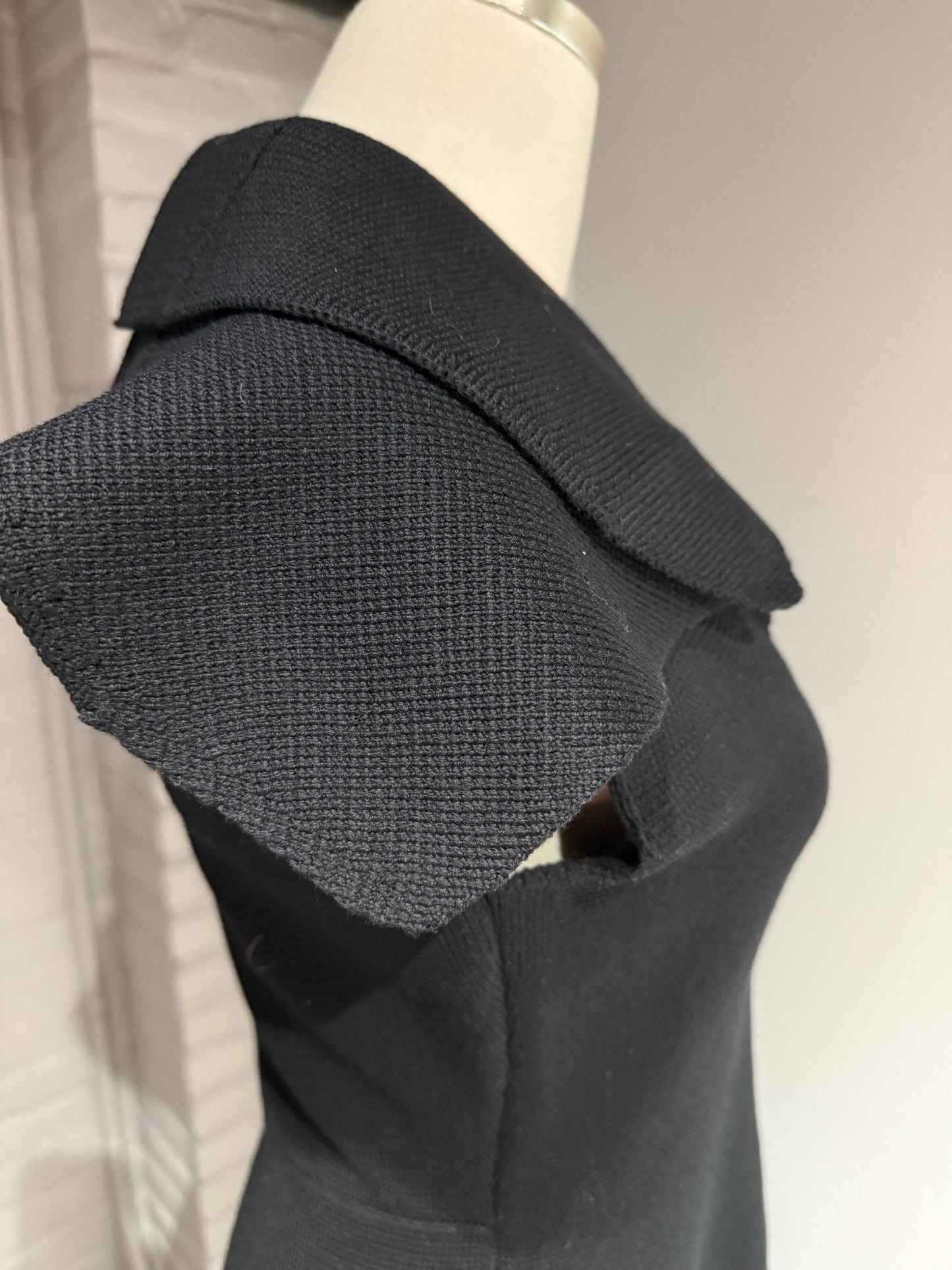 Women Size 38 (2 US) Jil Sander Black Special Ocassion Knit Dress/Gown