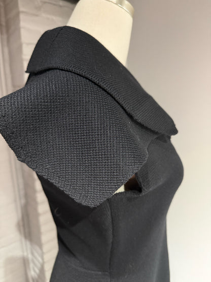 Women Size 38 (2 US) Jil Sander Black Special Ocassion Knit Dress/Gown