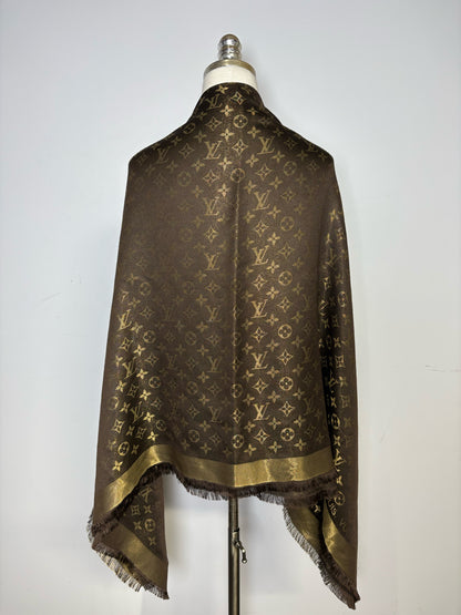 Louis Vuitton Monogram Women's 57 x 57 in.  Pre-owned Scarf/Shawl