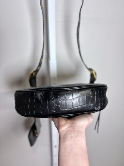 Balenciaga La Cagole XS Arena Lambskin Black Aged Hardware NWT Pre-owned Bag