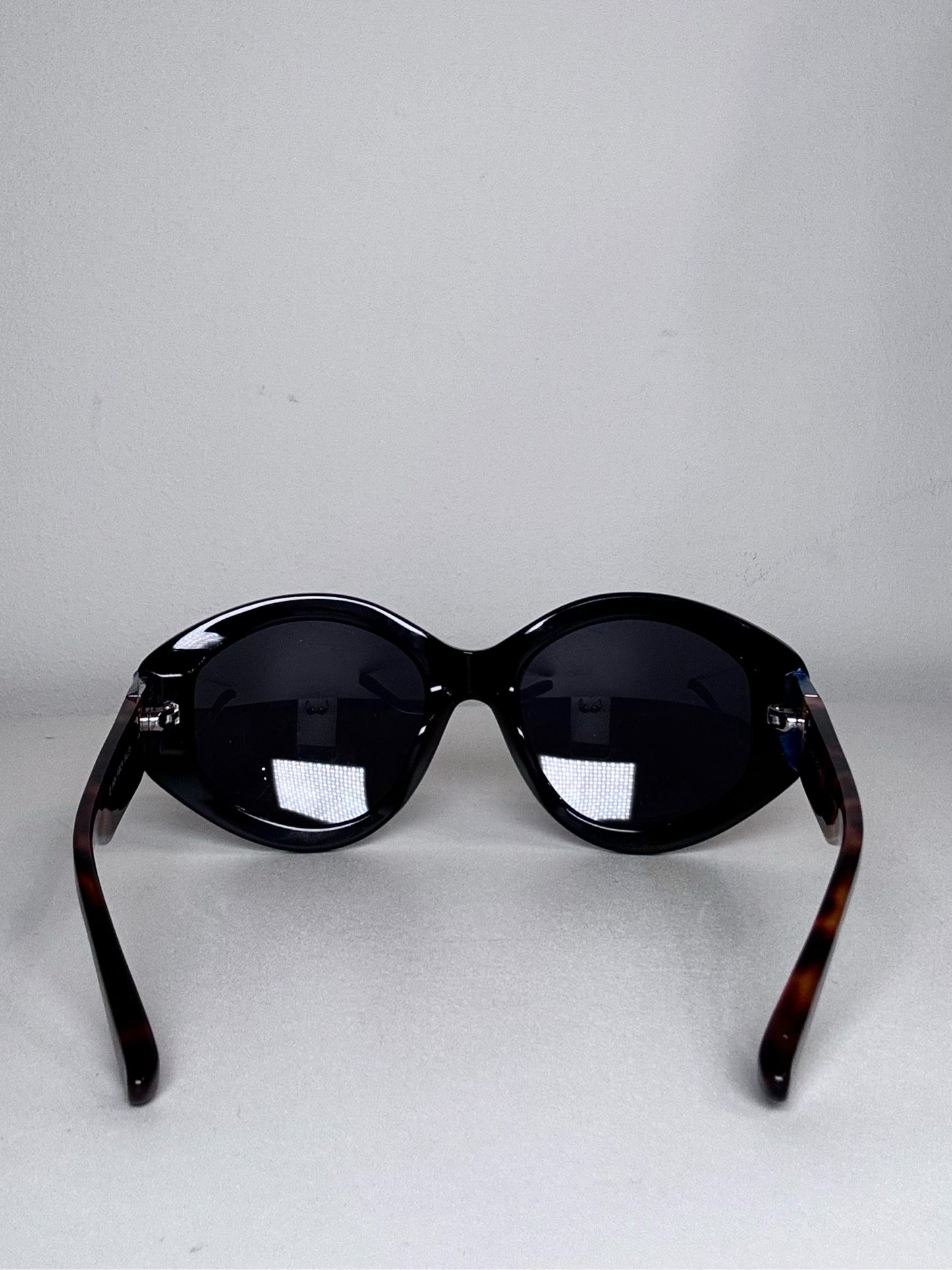 Acetate Linda Farrow x The Row 71/5  NWT, Pre-owned Black & Brown Sunglasses