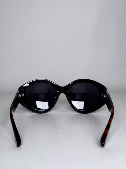 Acetate Linda Farrow x The Row 71/5  NWT, Pre-owned Black & Brown Sunglasses