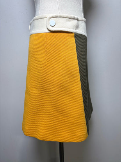 Women Size 40 M Missoni Multi-Color Pre-Owned Colorblock Mini Skirt