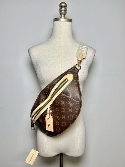 Louis Vuitton High Rise Brown Monogram Sling/Bum Bag NWT Pre-owned