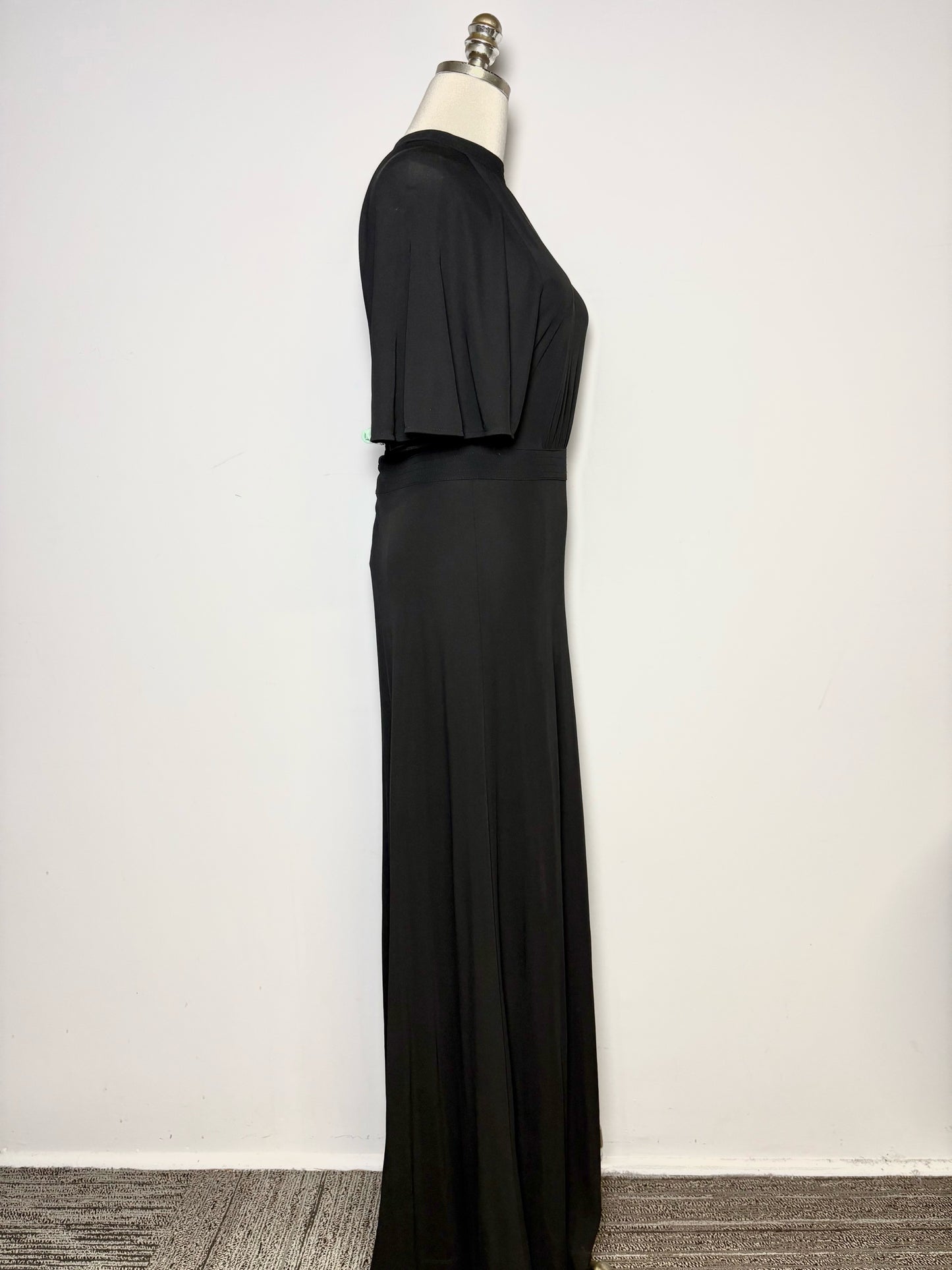 Women Size M Toteme Hamapden Fluid Midi Black Pre-owned, NWT Dress