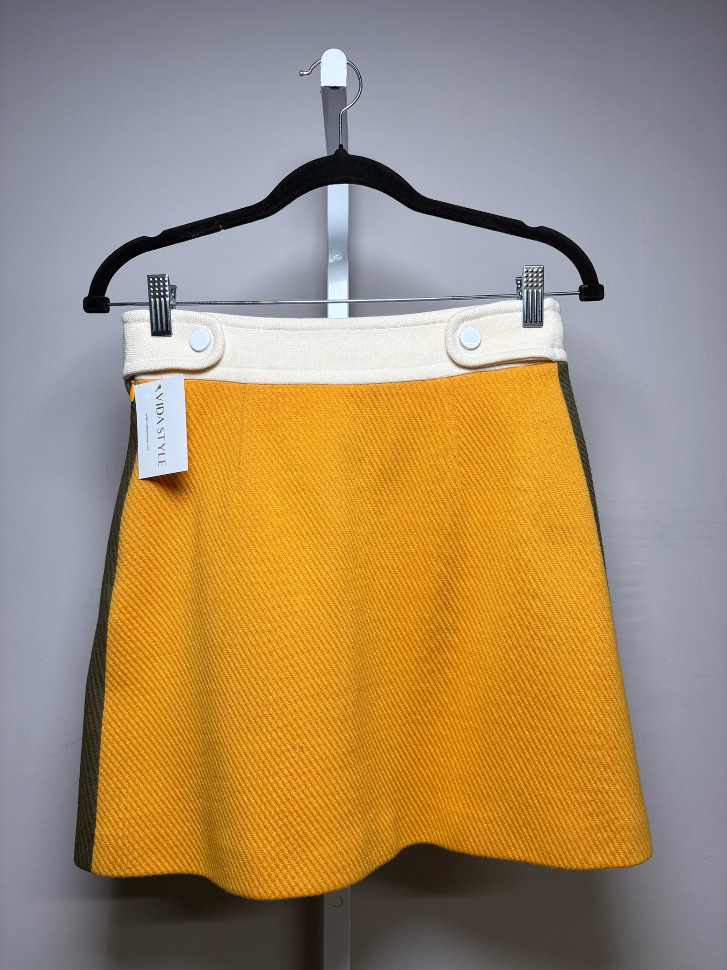 Women Size 40 M Missoni Multi-Color Pre-Owned Colorblock Mini Skirt